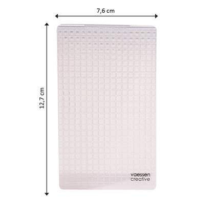 Vaessen Creative - Square Grid Embossing Folder