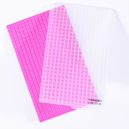 Vaessen Creative - Square Grid Embossing Folder