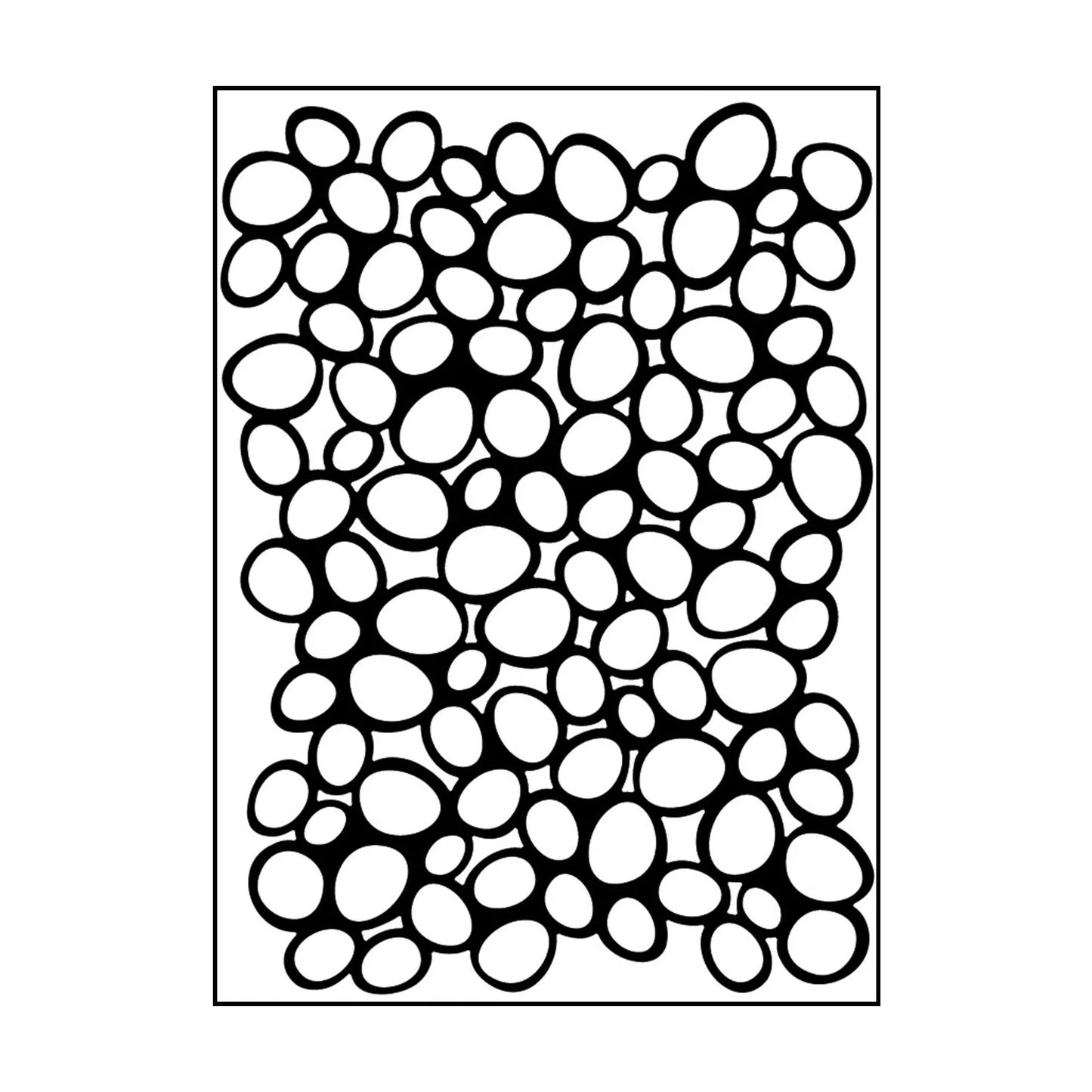 Vaessen Creative - Pebbles Embossing Folder