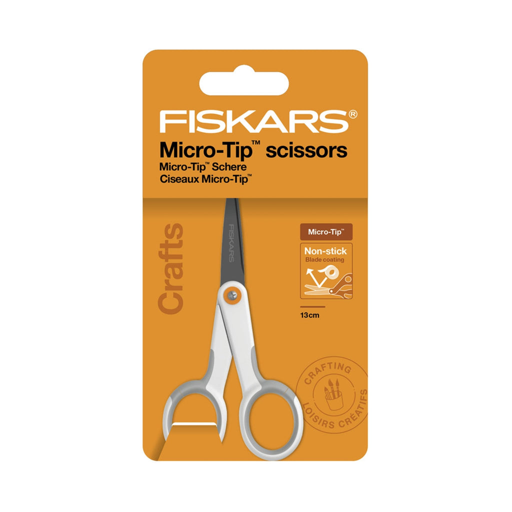 Fiskars - Scissors Crafts Micro-Tip 13cm Non-stick