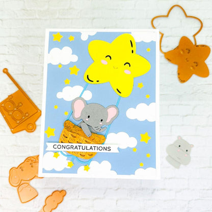 Spellbinders - Wishing Stars 3D Embossing Folder