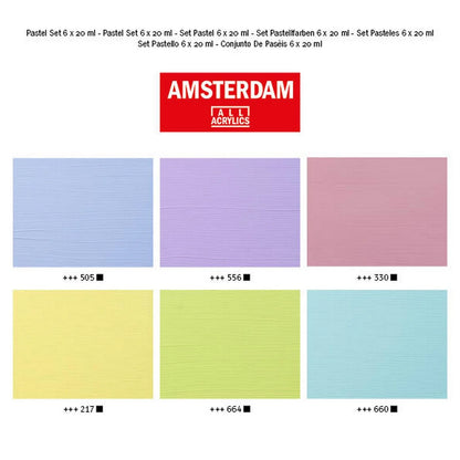 Amsterdam - Standard Series Acrylics Pastel (6pcs)