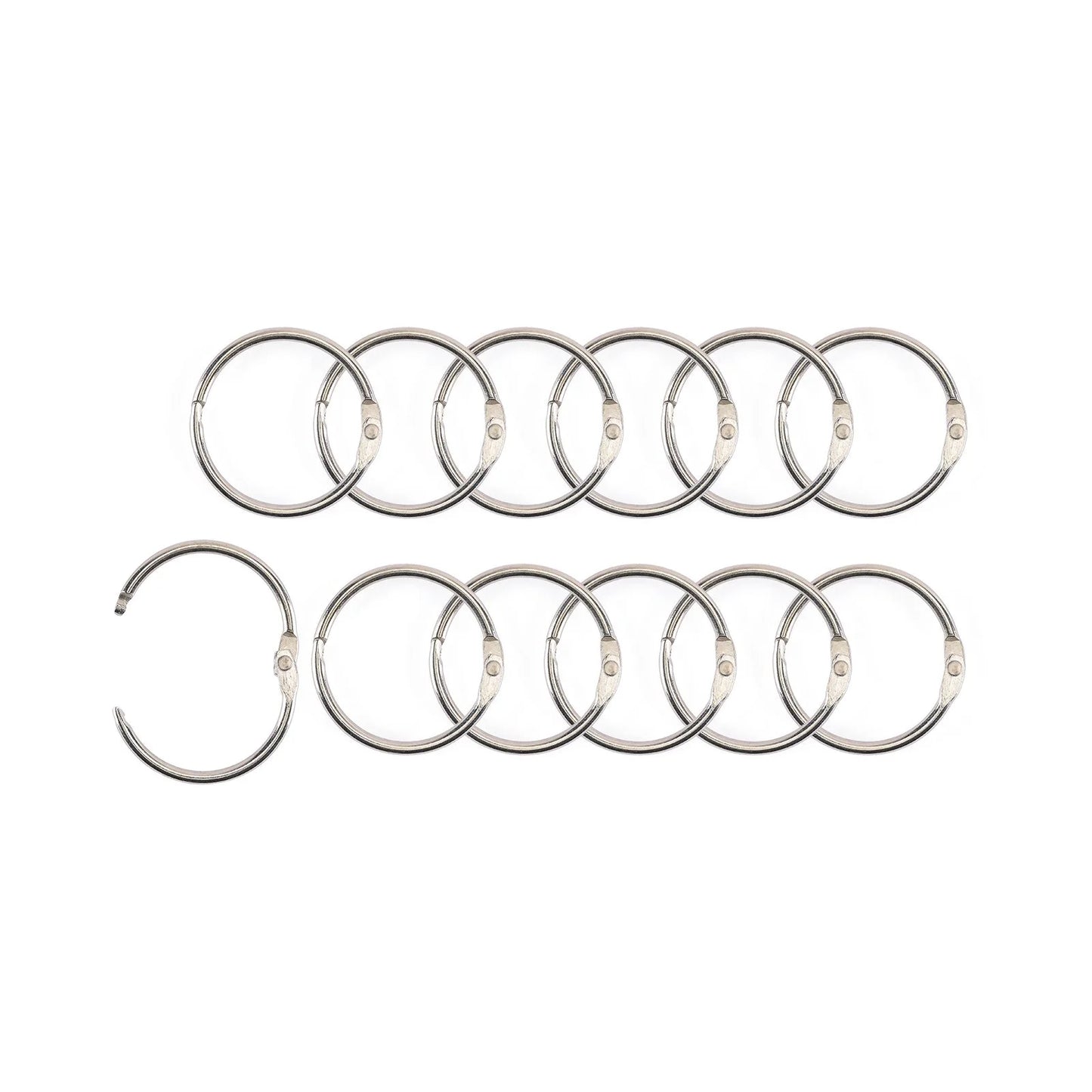 Vaessen - Book Rings Silver 32mm (12pcs)
