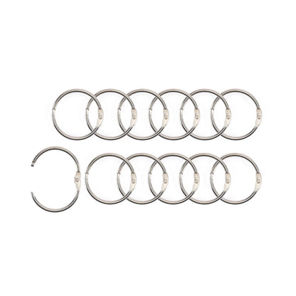 Vaessen - Book Rings Silver 32mm (12pcs)