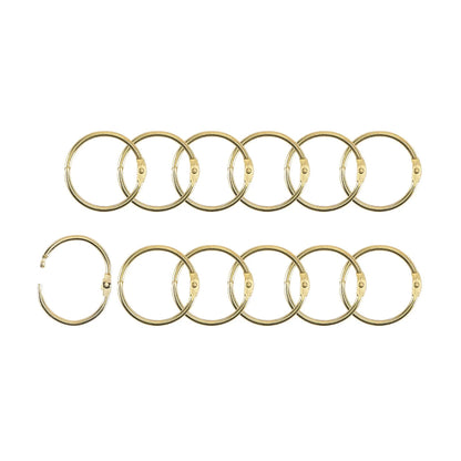 Vaessen - Book Rings Gold 32mm (12pcs)