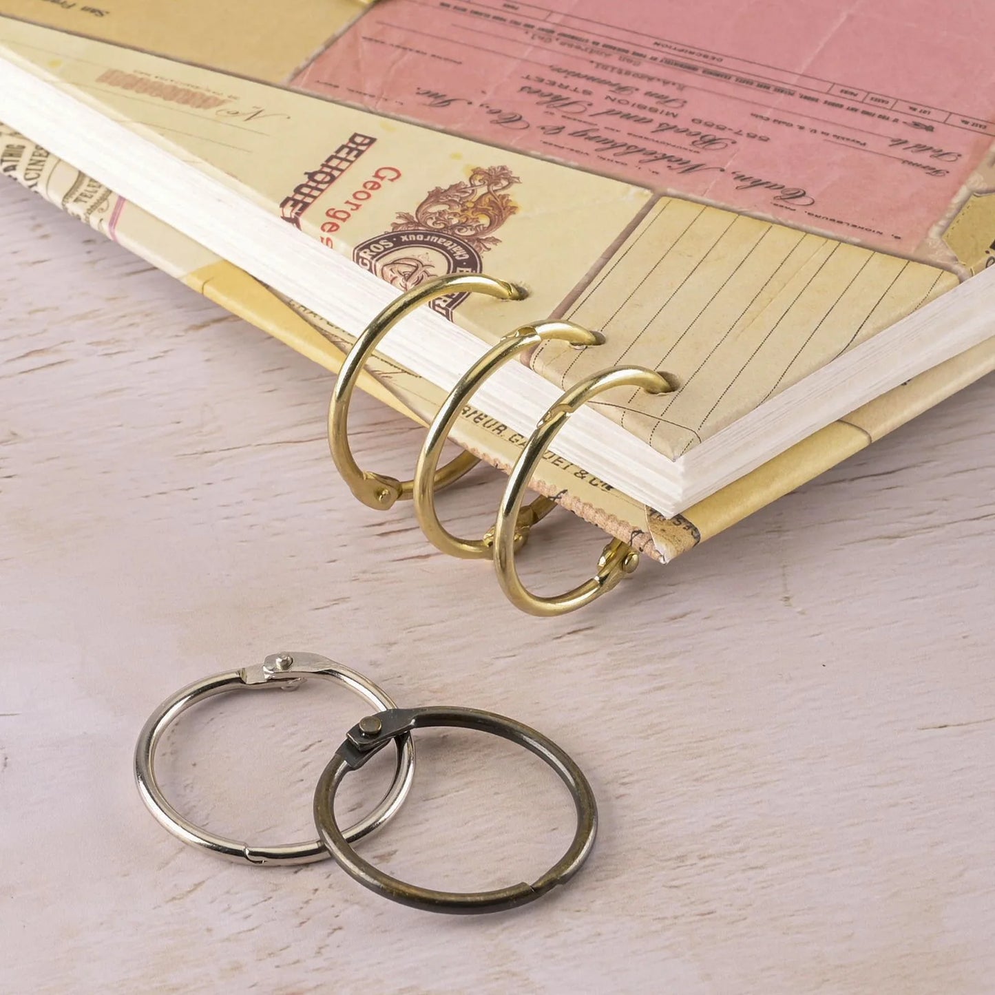 Vaessen - Book Rings Gold 32mm (12pcs)