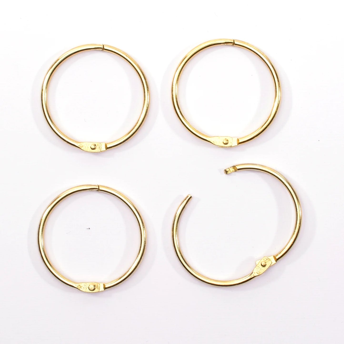 Vaessen - Book Rings Gold 38mm (12pcs)