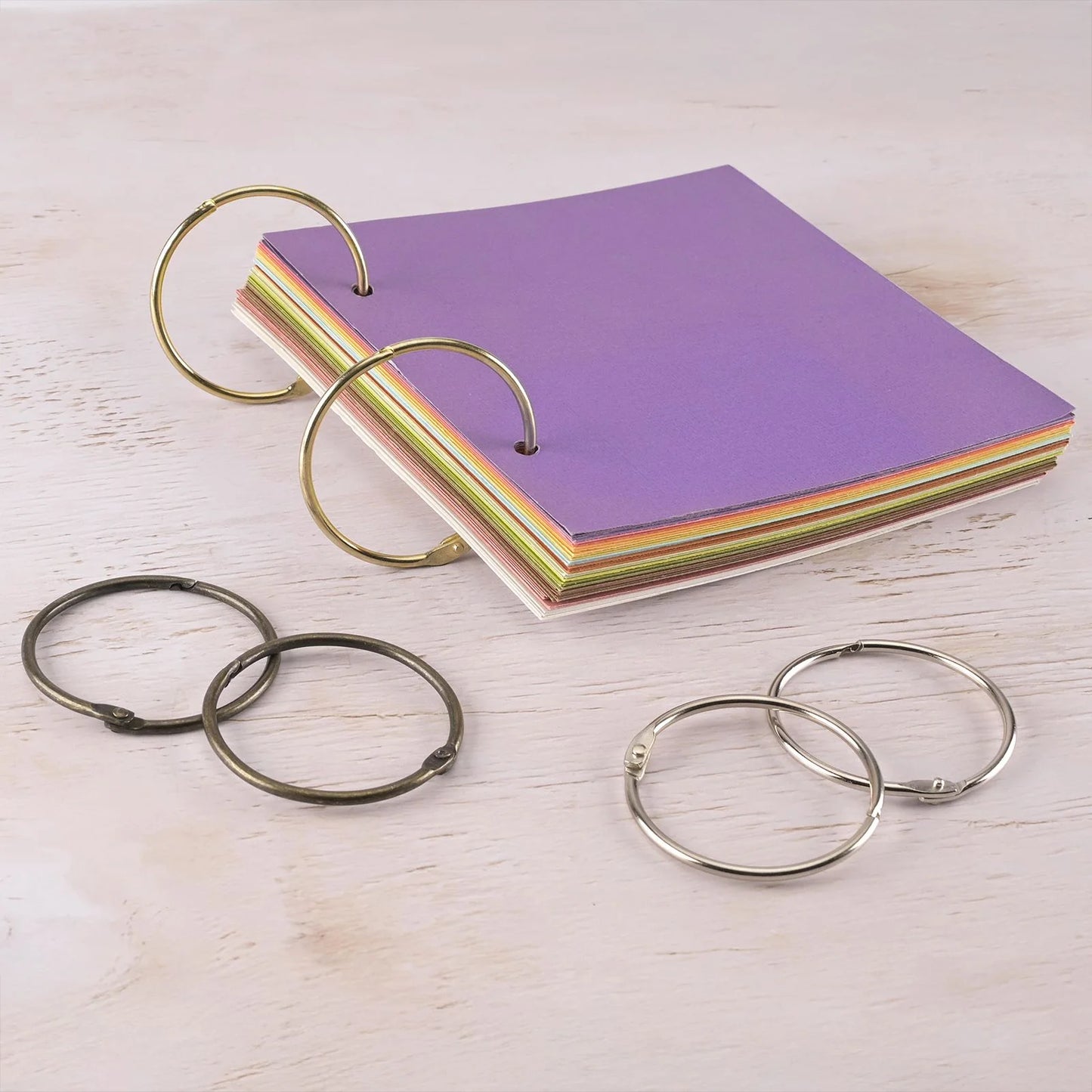 Vaessen - Book Rings Gold 50mm (12pcs)