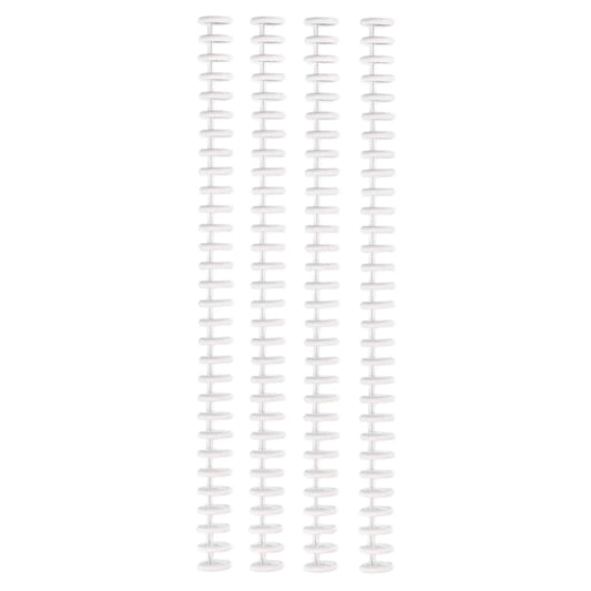 Vaessen - Bind Easy Click Binding Strips White (4pcs)