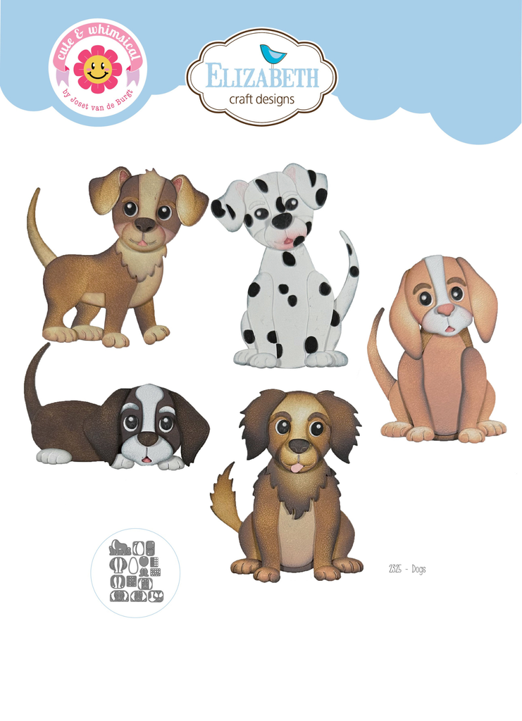 Elizabeth Craft Designs - Dog Days Dies Dogs