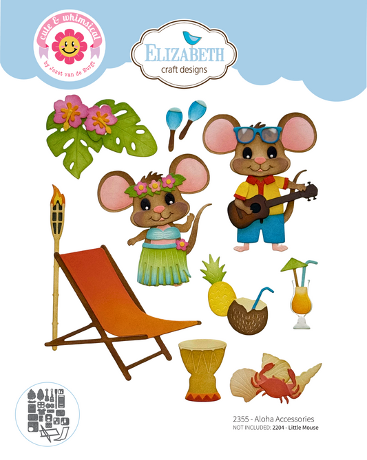 Elizabeth Craft Designs - Destination Fun Aloha Accessorie Die