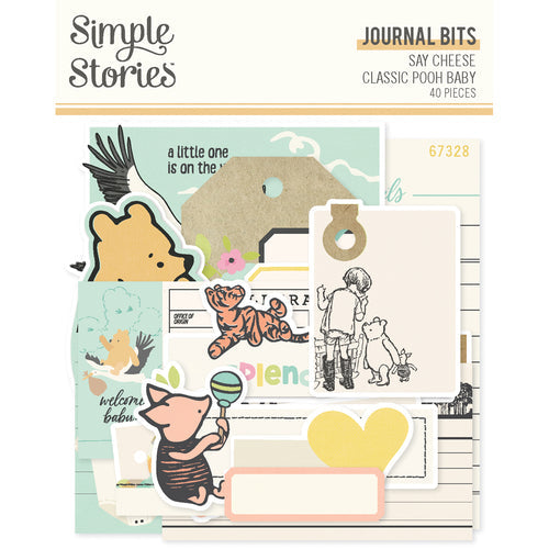 Simple Stories - Classic Pooh Baby Journal Bits & Pieces