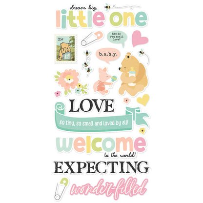 Simple Stories - Classic Pooh Baby Foam Stickers