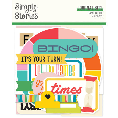 Simple Stories - Game Night Journal Bits & Pieces