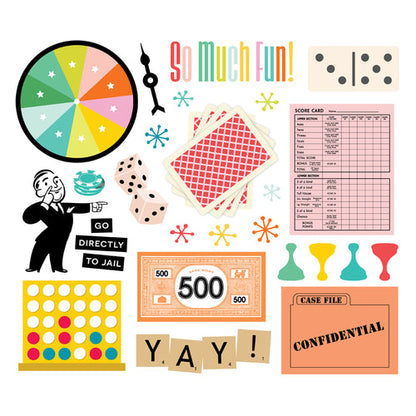 Simple Stories - Game Night Big Bits & Pieces