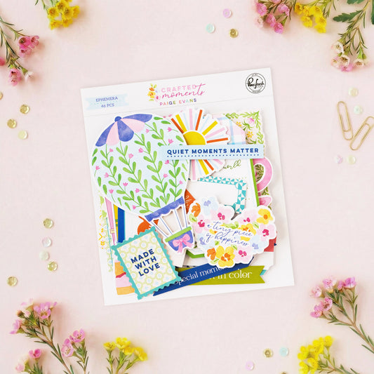 Pinkfresh Studio - Paige Evans Crafted Moments Ephemera (46pcs)