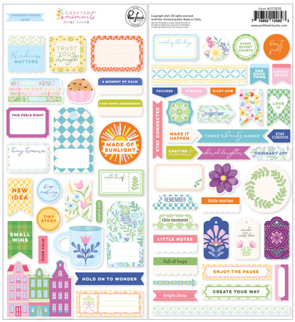 Pinkfresh Studio - Paige Evans Crafted Moments Cardstock Stickers (62pcs)