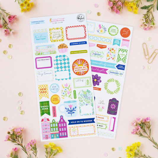 Pinkfresh Studio - Paige Evans Crafted Moments Cardstock Stickers (62pcs)
