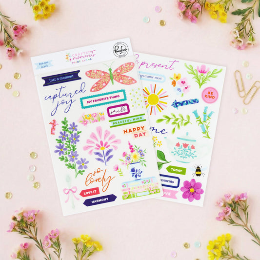 Pinkfresh Studio - Paige Evans Crafted Moments Rub-Ons