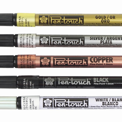 Sakura - Pen-Touch Permanent Marker White (1.0mm)