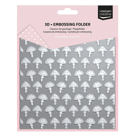 Vaessen Creative - Mushroom Pattern Embossing Folder