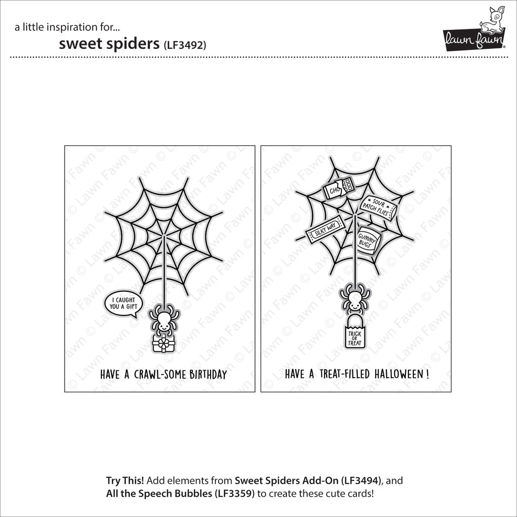 Lawn Fawn - Sweet Spiders