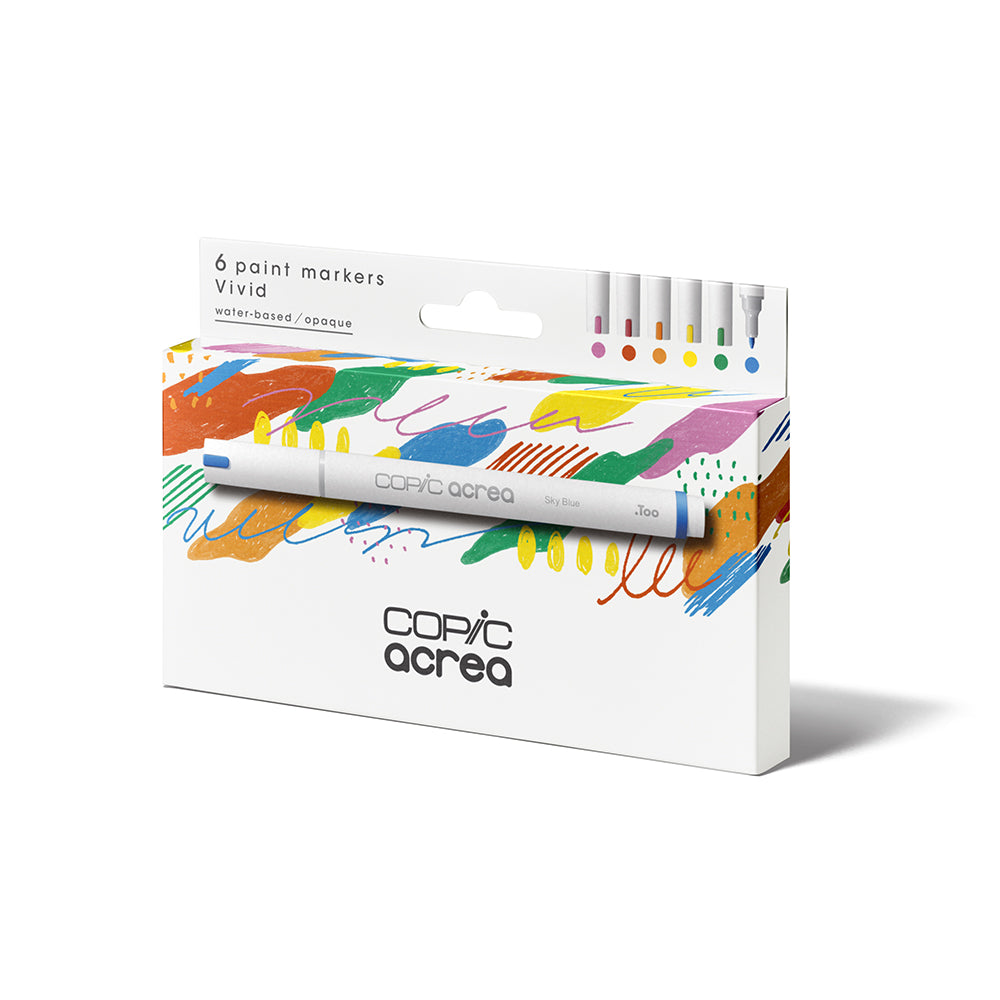 Copic - Acrea Marker Set Vivid (6pcs)