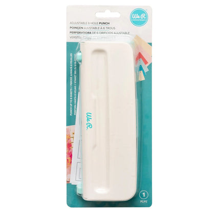 We R Makers - Adjustable 6-Hole Planner Punch