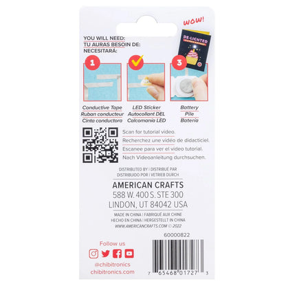 We R Makers - Chibitronics LED Circuit Lights White