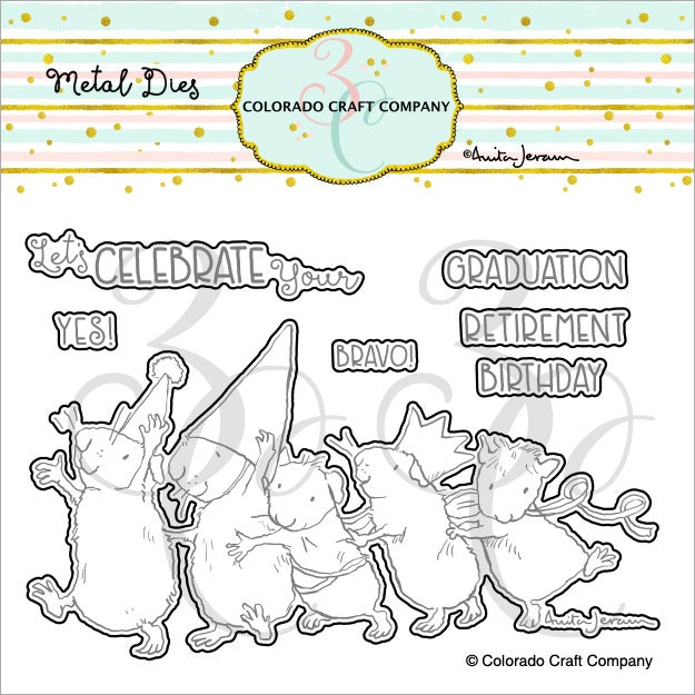 Colorado Craft Company - Conga Line Metal Die Set