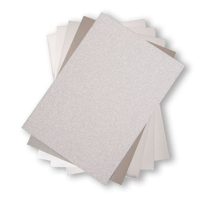 Sizzix - Opulent Silver A4 Cardstock (60PK)