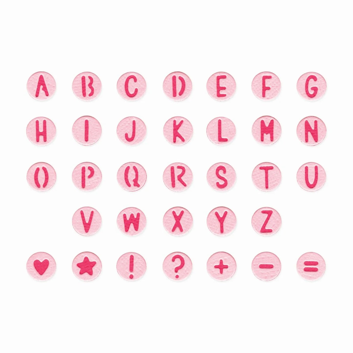 Sizzix - Thinlits Dies Alphabet Beads by Letters by Shells