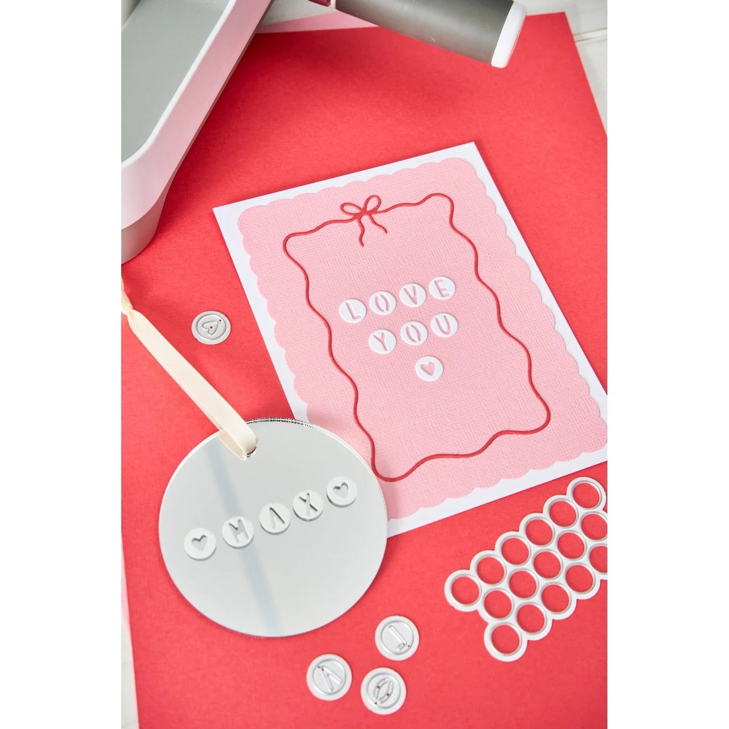 Sizzix - Thinlits Dies Alphabet Beads by Letters by Shells