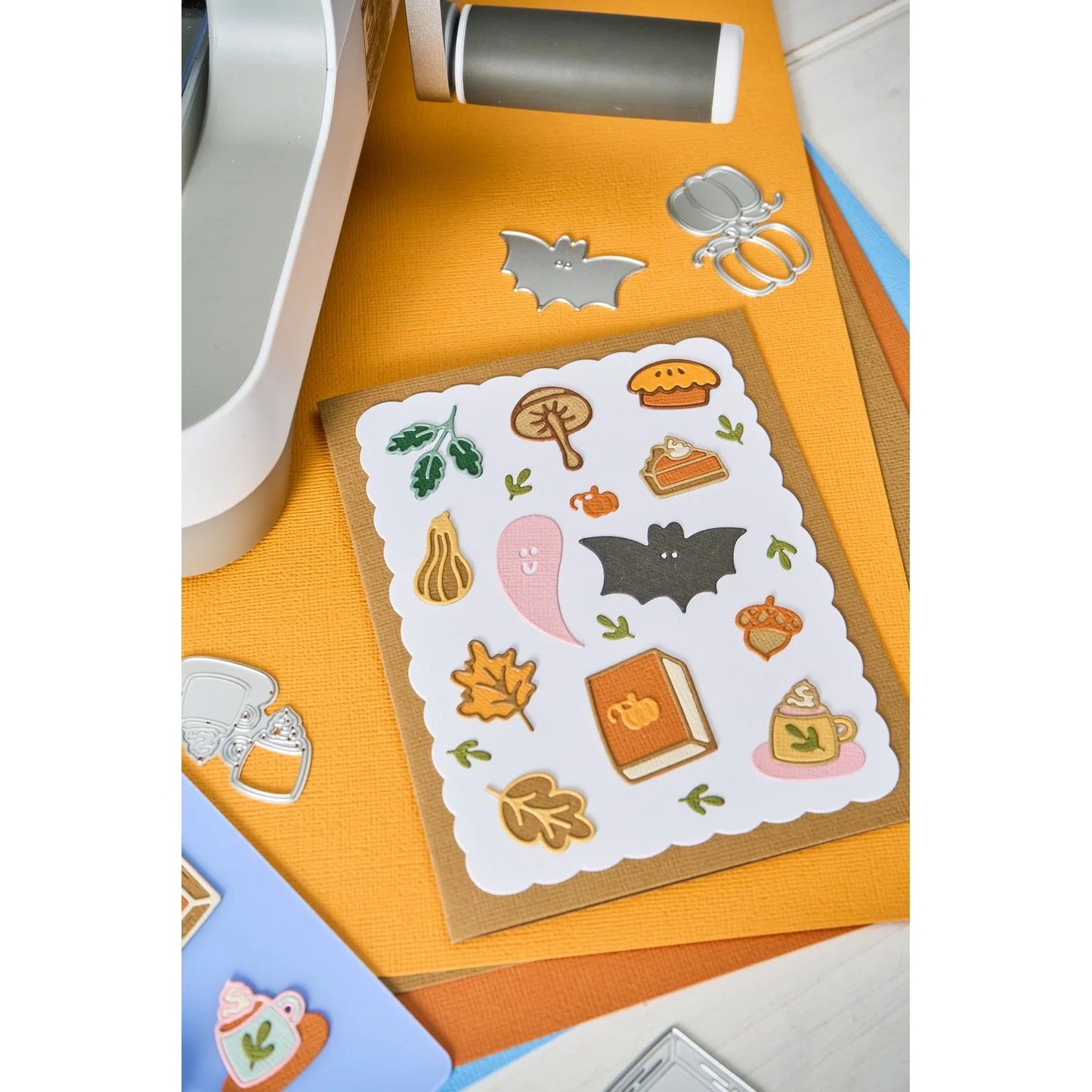 Sizzix - Thinlits Dies Cozy Fall Favorites by Letters by Shells