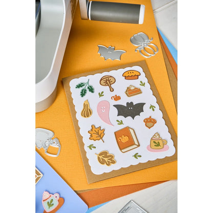Sizzix - Thinlits Dies Cozy Fall Favorites by Letters by Shells