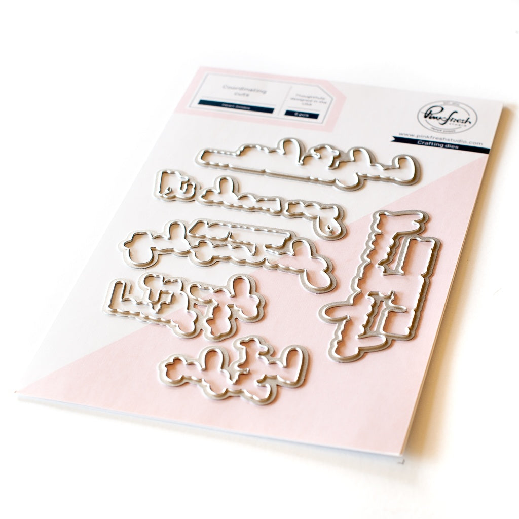 SET DEAL: Pinkfresh Studio - Heart Smiles Clear Stamp + Die Set