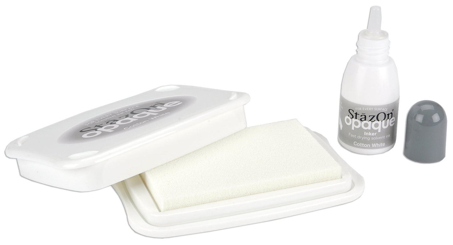 Tsukineko - StazOn Opaque Ink Cotton White