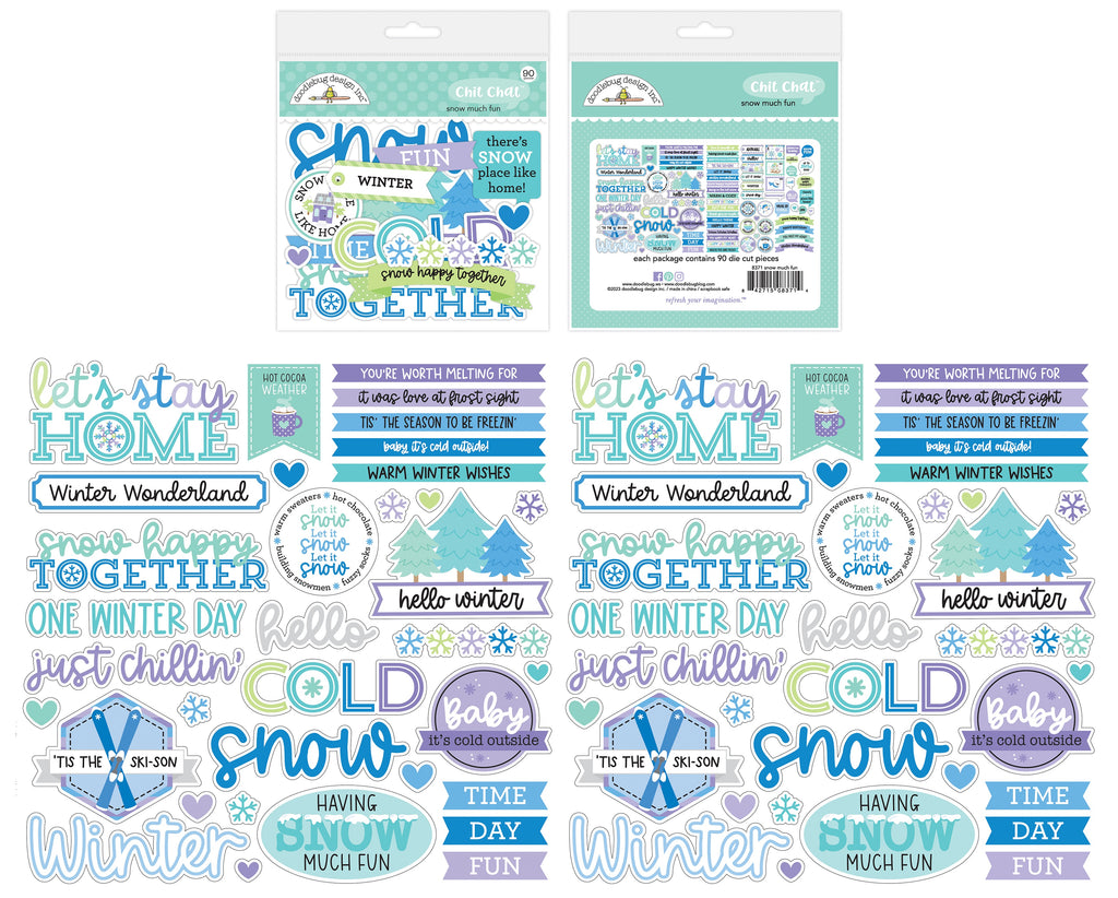 Doodlebug Design - Snow Much Fun Chit Chat