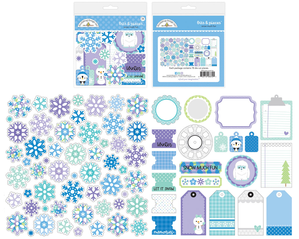 Doodlebug Design - Snow Much Fun Bits & Pieces
