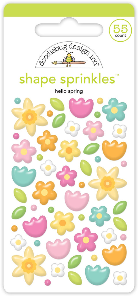 Doodlebug Design - Hello Spring Shape Sprinkles