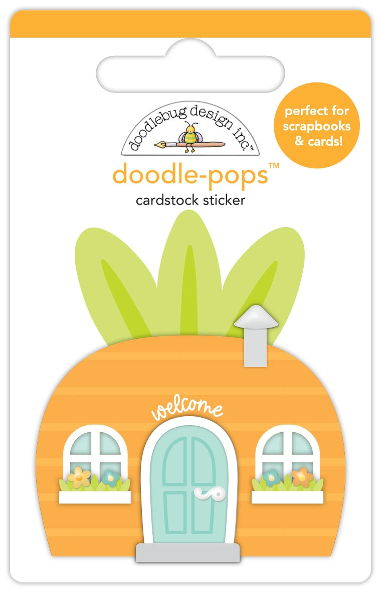 Doodlebug Design - Bunny Hop Carrot Top Doodle-Pops