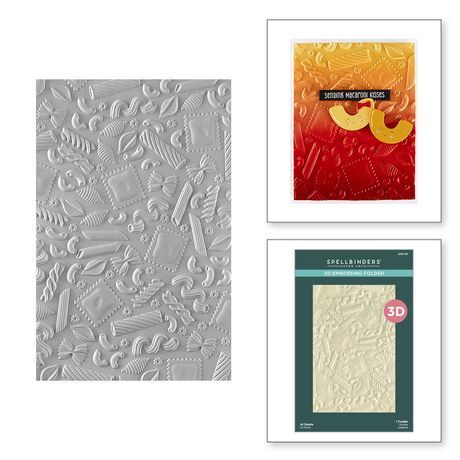 Spellbinders - Al Dente 3D Embossing Folder