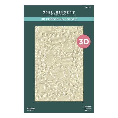 Spellbinders - Al Dente 3D Embossing Folder