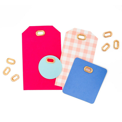 We R Makers - Crop-A-Dile Oval Eyelets Gold (50pcs)