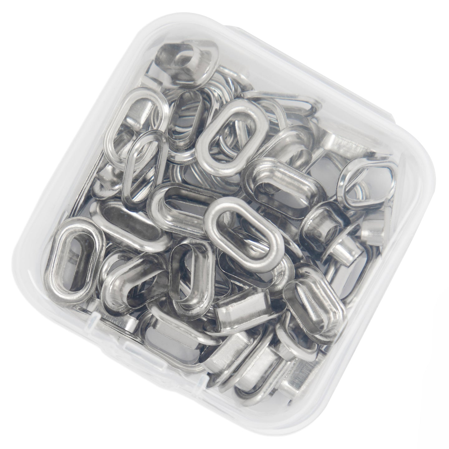 We R Makers - Crop-A-Dile Oval Eyelets Silver (50pcs)