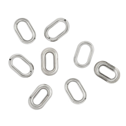 We R Makers - Crop-A-Dile Oval Eyelets Silver (50pcs)