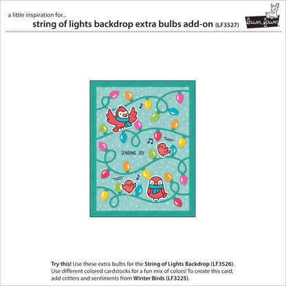 Lawn Fawn - String Of Lights Backdrop Extra Bulbs Add-On