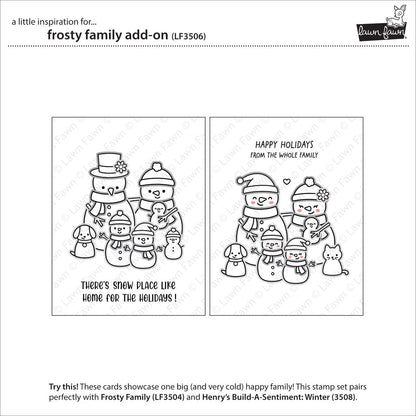 Lawn Fawn - Frosty Family Add-On