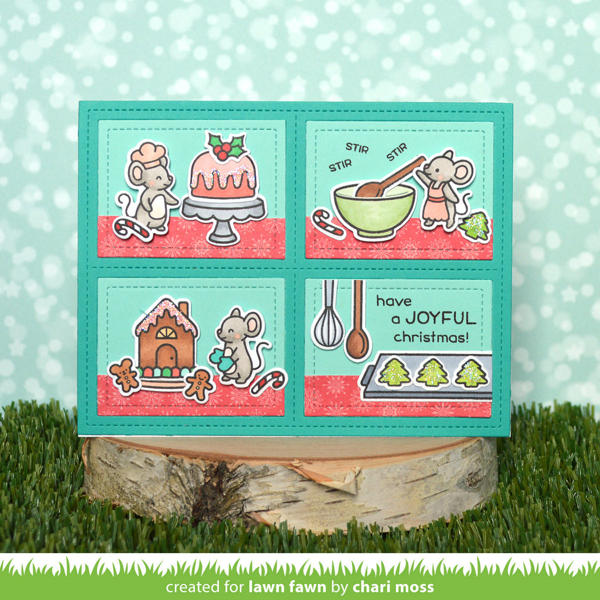 Lawn Fawn - a Creature Was Stirring