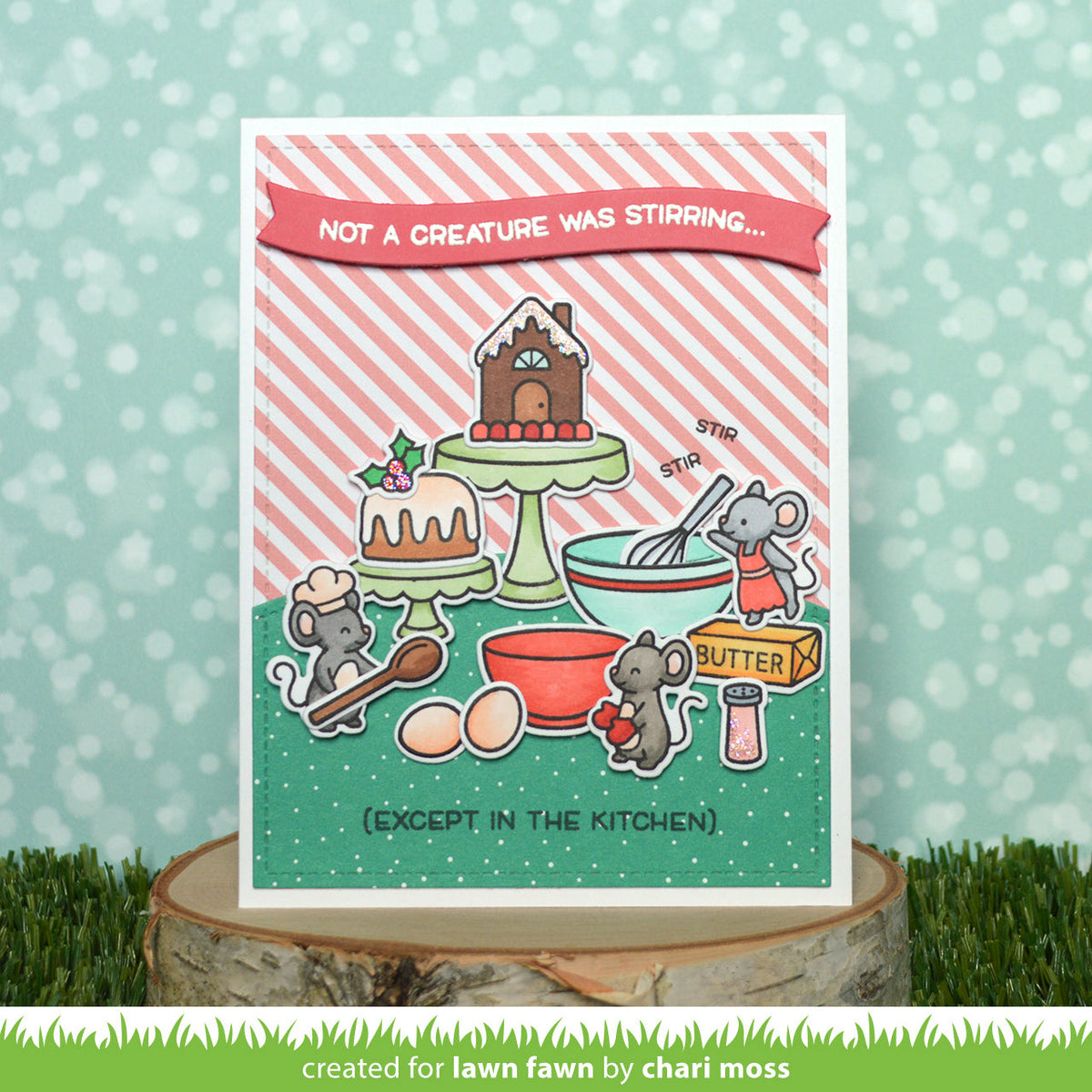Lawn Fawn - a Creature Was Stirring